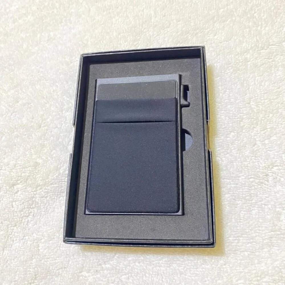 Pop up Card Holder RFID Blocking Minimalist Business Credit Card Wallet